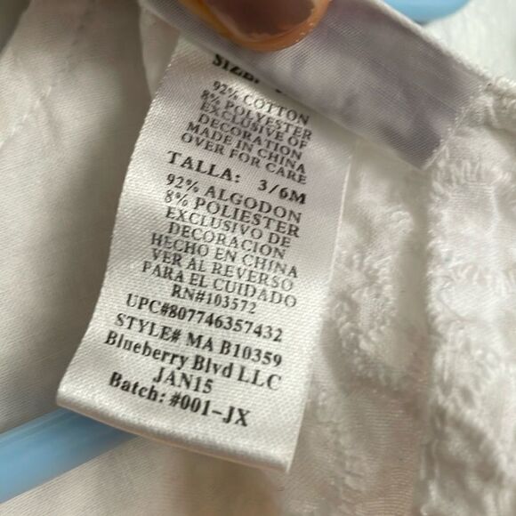 baby girl yellow and white spring Kids Dress size 3-6months - Picture 6 of 10